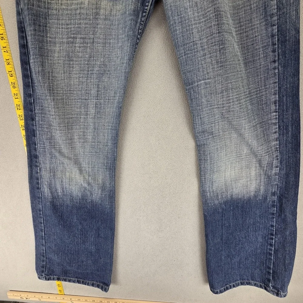 Diesel Jeans Mens Blue Kulter Regular Straight Button Fly Italy 00727 Fits 32x32 - Picture 10 of 16